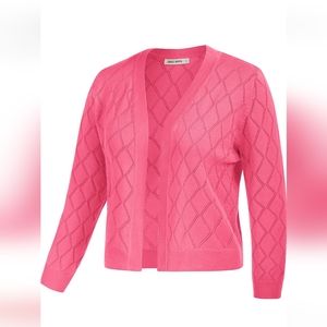Grace Karin pink Cardigan size L